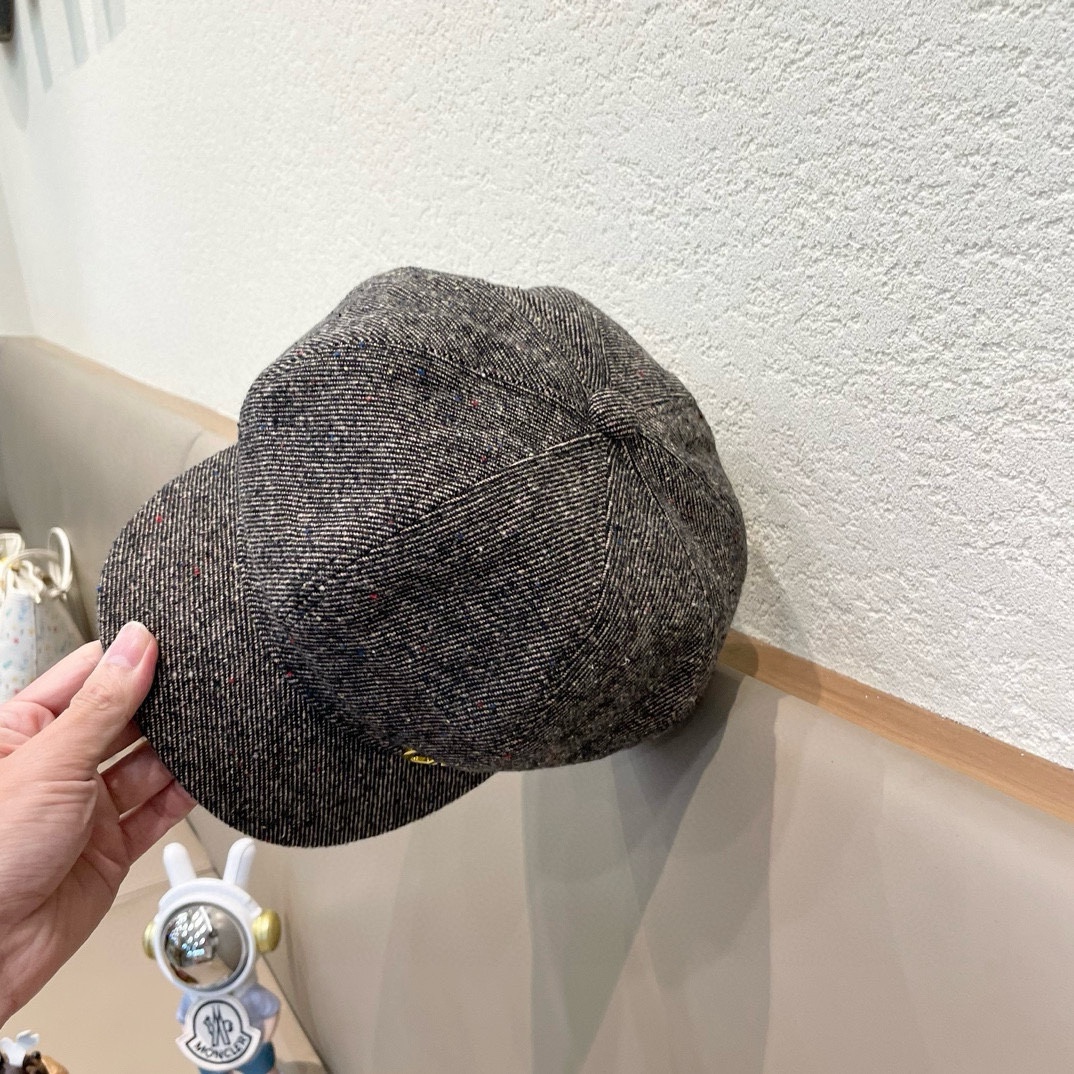【DIOR迪奥】2024新款羊毛八角军帽，立体帽形设计，百搭大牌～