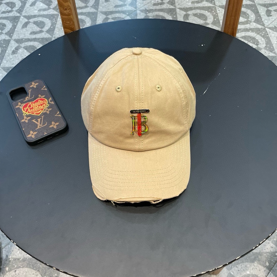   BURBERRY巴宝莉 经典网官新款经典棒球帽，简约尚时风，男女同款！高质品，尊享品质感！