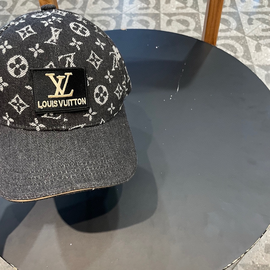  【LV路易威登】新款大牌男女款老花牛仔棒球帽，新款出货，大牌款超好搭配，赶紧入手！