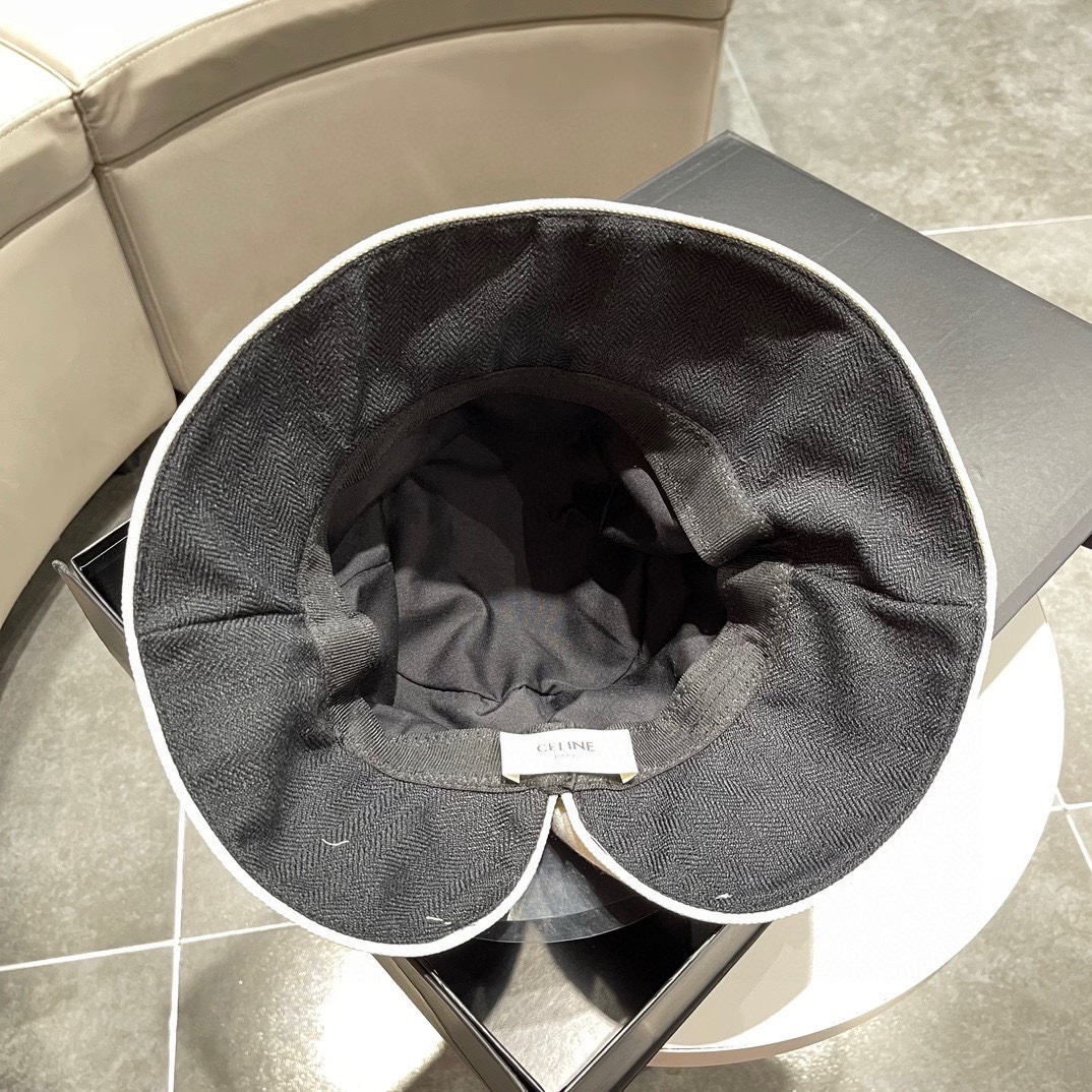 ，【CELINE赛琳】秋冬新款专柜款大牌渔夫帽，出街超好搭配，赶紧入手！