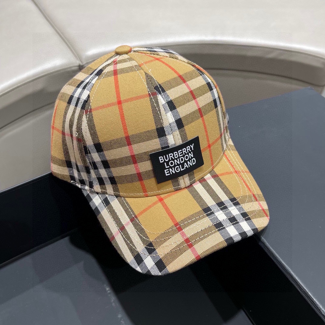 Burberry巴宝莉棒球帽渔夫帽原单棒球帽专柜热卖款暗纹骑士1:1开模订制帆布面料纯棉内里轻盈透气完美