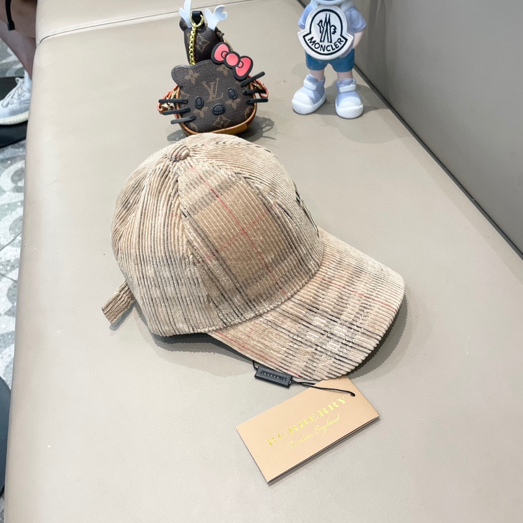 Burberry巴宝莉原单棒球帽专柜热卖款暗纹骑士1:1开模订制帆布面料纯棉内里轻盈透气完美版型对格精准