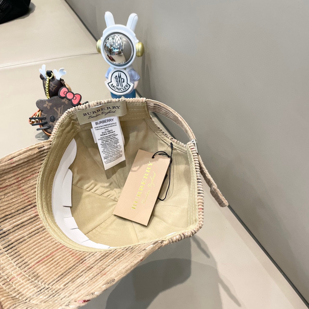 Burberry巴宝莉原单棒球帽专柜热卖款暗纹骑士1:1开模订制帆布面料纯棉内里轻盈透气完美版型对格精准
