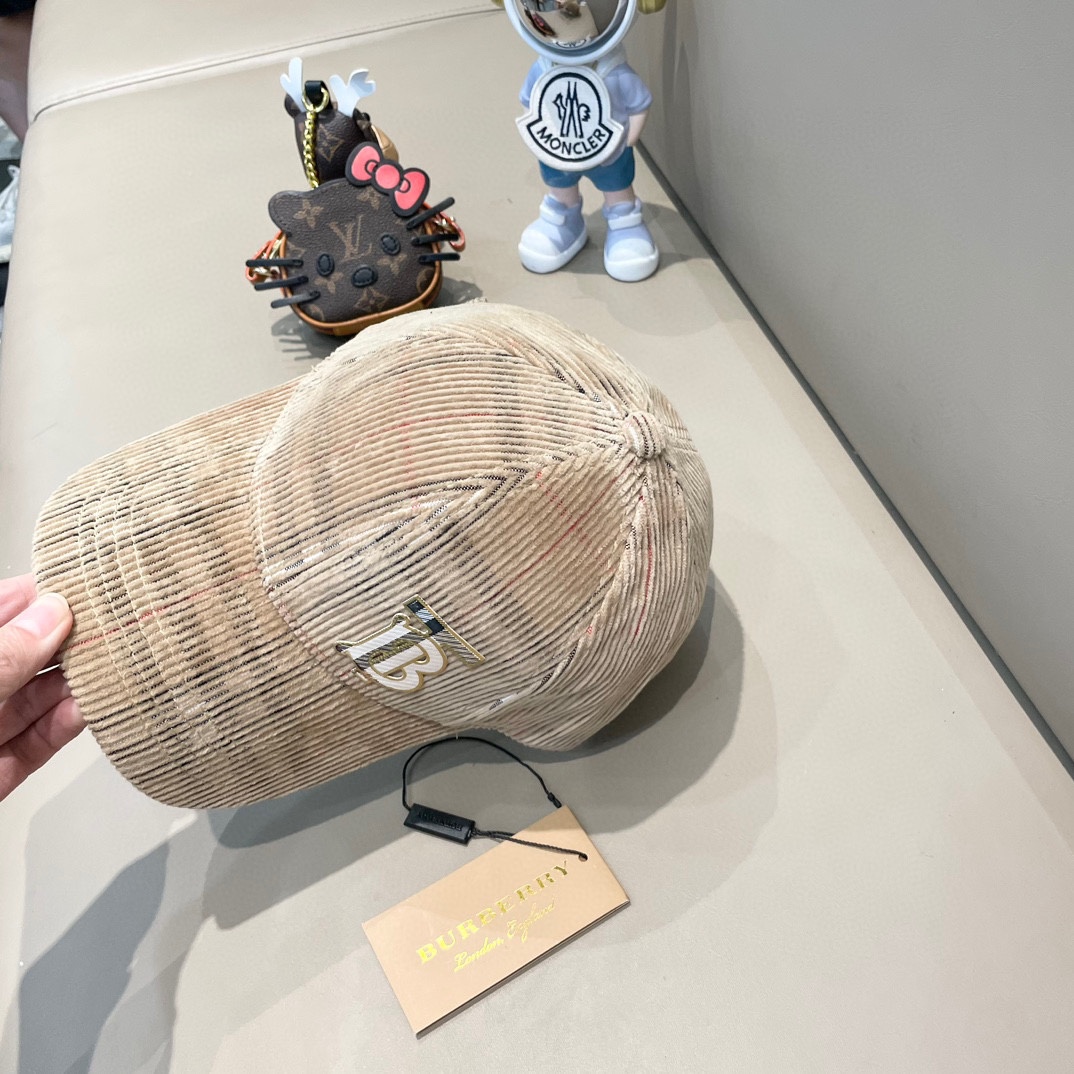 Burberry巴宝莉原单棒球帽专柜热卖款暗纹骑士1:1开模订制帆布面料纯棉内里轻盈透气完美版型对格精准