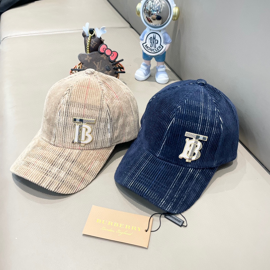 Burberry巴宝莉原单棒球帽专柜热卖款暗纹骑士1:1开模订制帆布面料纯棉内里轻盈透气完美版型对格精准