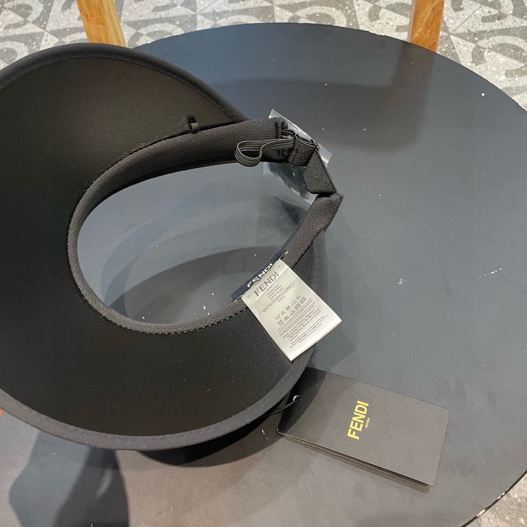 芬迪fendl夏天韩版时尚太阳帽女款夏季2024新款户外百搭防紫外线防晒空顶帽