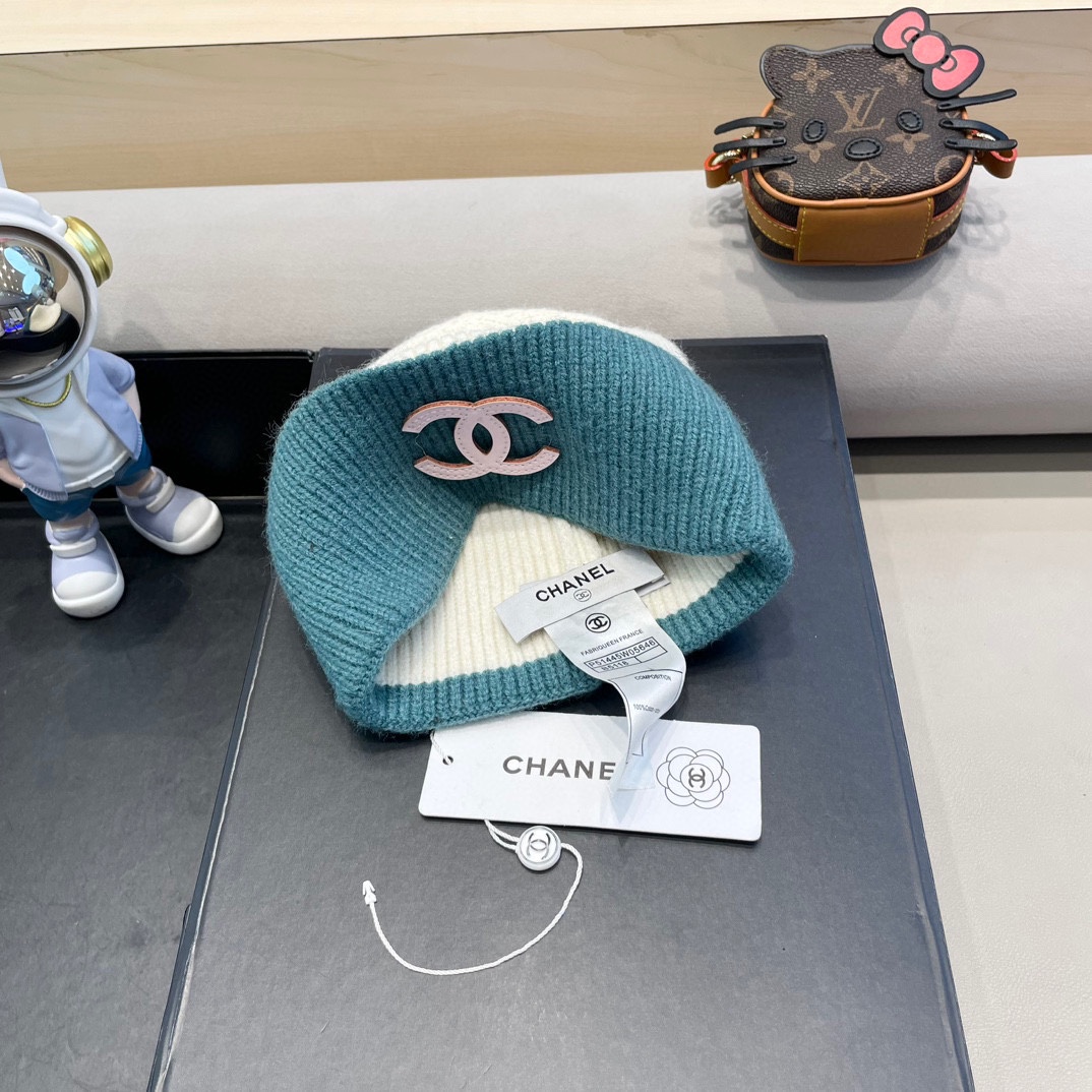 Chanel香奈儿秋冬新款毛线帽 羊毛面料，内标齐全