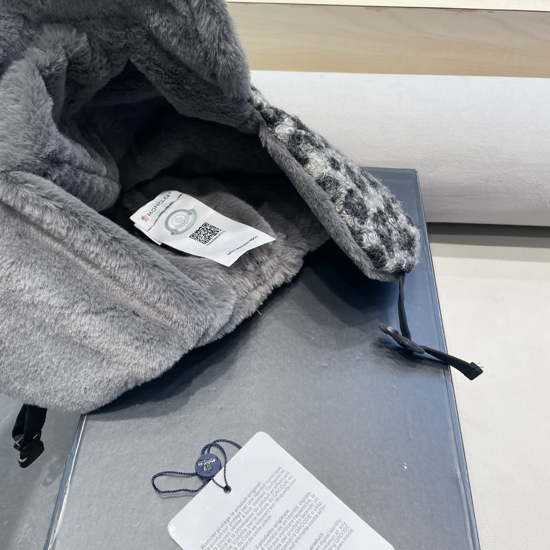  moncler冬季韩豹纹加绒加厚雷锋帽冬天户外保暖护耳帽男女抗寒休闲套头帽