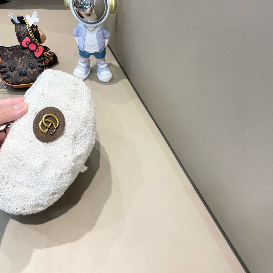 古奇Gucci搭严选帽子女贝雷帽Ins网红南瓜帽显脸小八角帽蓓蕾画家