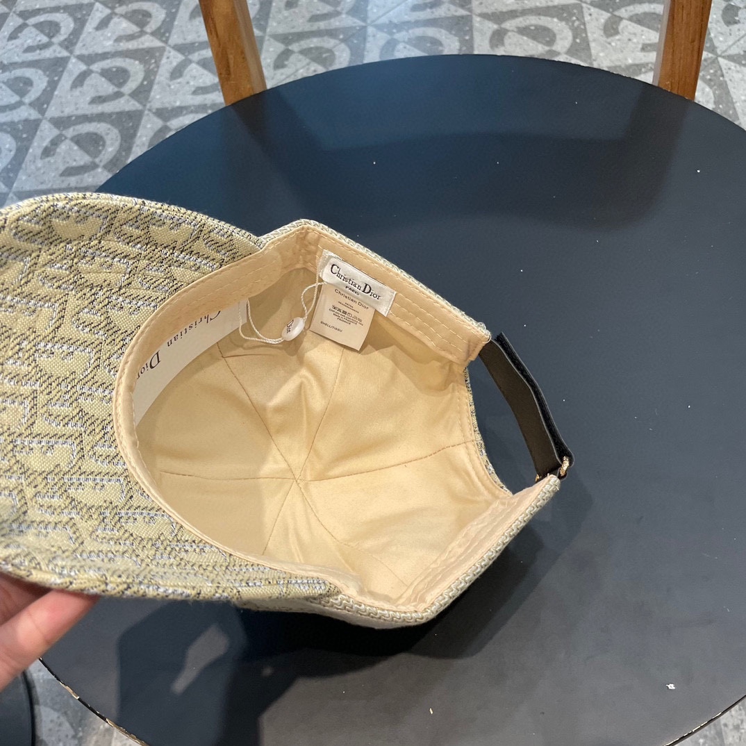 迪奥Dior🔻新款原单织带棒球帽，独家实物拍摄 男女通用、可调节