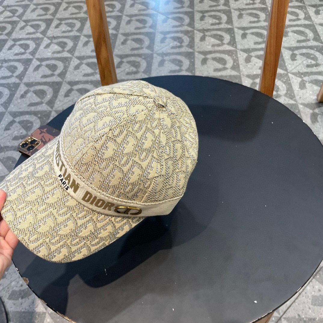 迪奥Dior🔻新款原单织带棒球帽，独家实物拍摄 男女通用、可调节