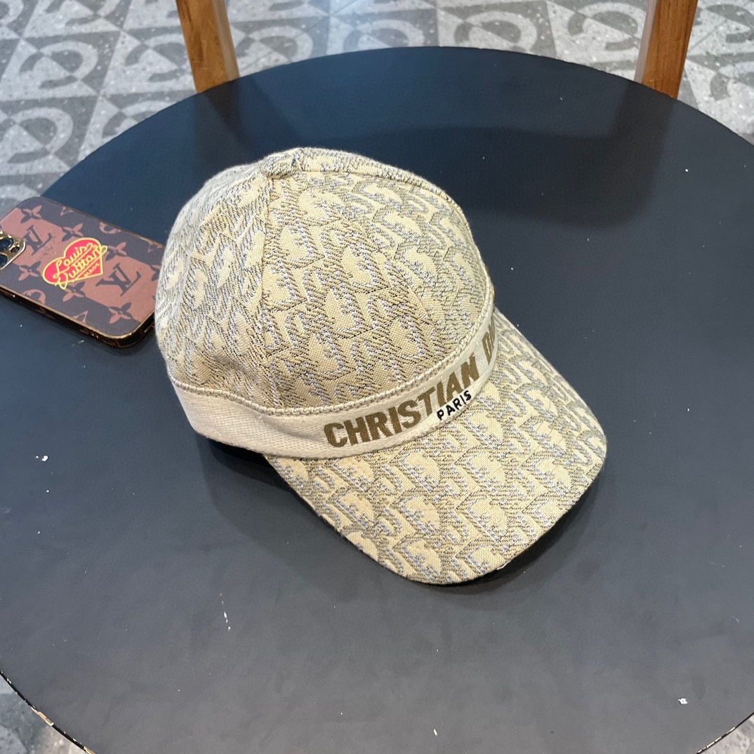 迪奥Dior🔻新款原单织带棒球帽，独家实物拍摄 男女通用、可调节