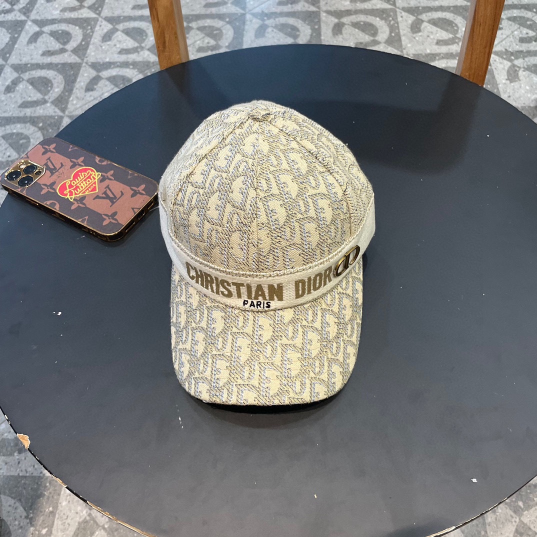 迪奥Dior🔻新款原单织带棒球帽，独家实物拍摄 男女通用、可调节