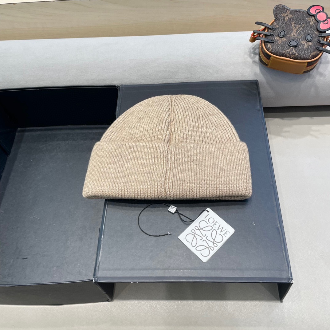  罗意威loewe太甜了！蝴蝶结针织兔毛毛线帽子女秋冬ins甜美加厚保暖冷帽手套