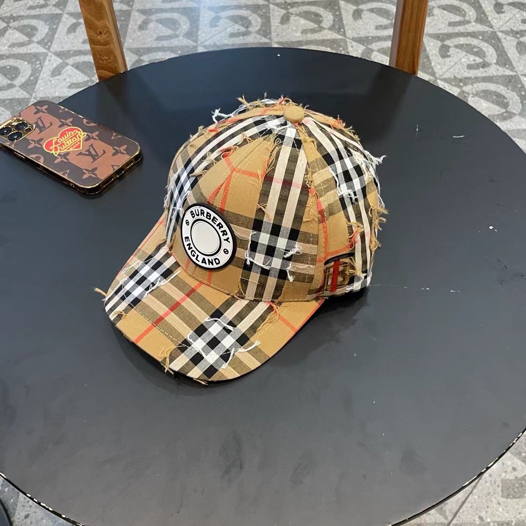 [Burberry Hats]Burberry new style original original embroidery letter baseball