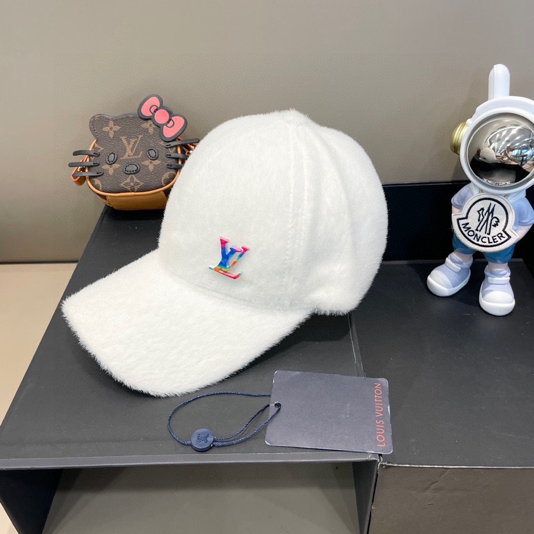  LouiVuittonLV👒秋冬新款专柜新款路易威登家棒球帽，简单大方 男女通用遮阳帽，男女通用