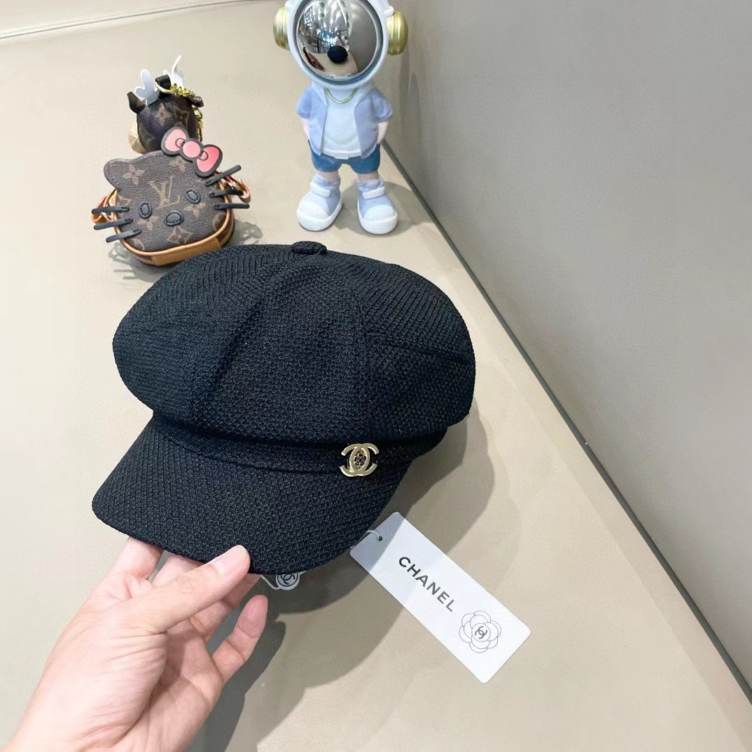 NO:215420,Chanel duck tongue beret spring and autumn women's Korean style versatile face small octagonal hat Japanese big head painter hat fisherman hat baseball hat knit hat, hat, chanel, espadrilles, hats19860909Chanel鸭舌贝雷帽春秋季女韩版百搭显脸小八角帽日系大头围画家帽子帽子渔夫帽棒球帽针织帽,帽子,chanel,espadrilles,hats,hat