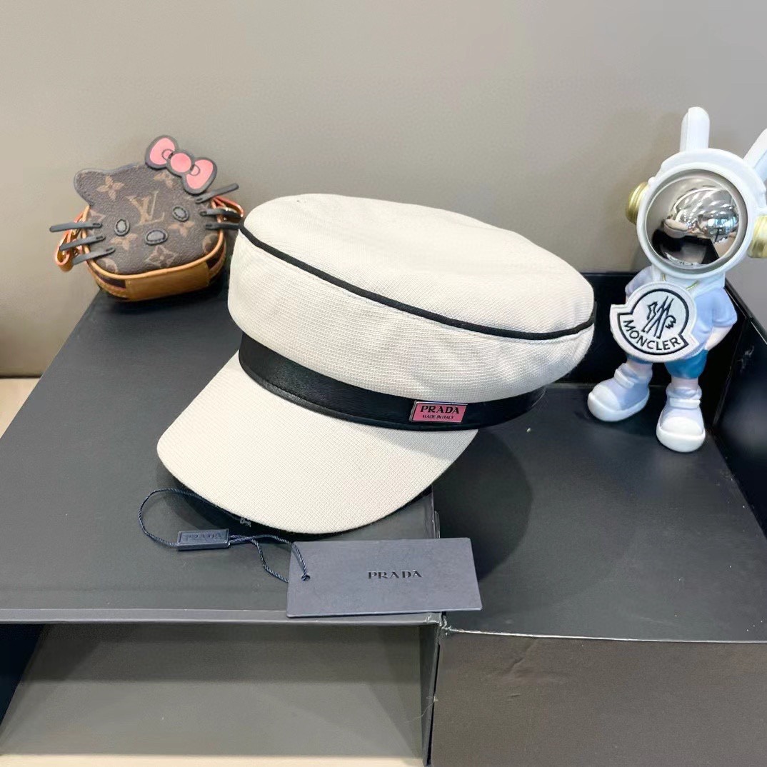 NO:215430,Prada Prada autumn and winter new counter synchronized big brand military hats, new models are on the shelves, super easy to match, hurry up and buy hats, fisherman hats, baseball hats, knitted hats, hats, prada, prada, espadrilles, hats19860909普拉达Prada秋冬新款专柜同步大牌军帽,新款上架,超好搭配,赶紧入手吧帽子渔夫帽棒球帽针织帽,帽子,prada,prada,espadrilles,hats,hat