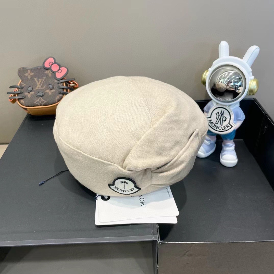 NO:215338,MONCLER cover new beret, wool fabric, small fragrance style high-end customization, goddess must have, head circumference 57cm hat, fisherman hat baseball hat knit hat, hat, christian louboutin, Moncler, espadrilles, hats19860909MONCLER蒙口 新款贝雷帽,羊毛面料,小香风高级定制,女神必备,头围57cm帽子渔夫帽棒球帽针织帽,帽子,christian louboutin,Moncler,espadrilles,hats,hat