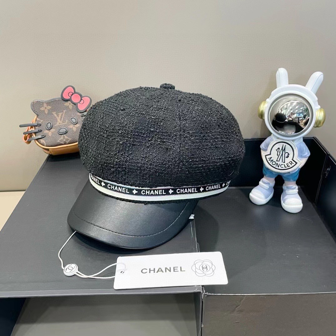 NO:215342,.Chanel Chanel autumn new painter baseball cap, octagonal cap, head circumference 57cm hat, fisherman hat, baseball cap knit hat, hat, chanel, chanel, espadrilles, hats19860909.Chanel香奈儿秋季新款画家鸭舌帽,八角帽,头围57cm 帽子渔夫帽棒球帽针织帽,帽子,chanel,chanel,espadrilles,hats,hat