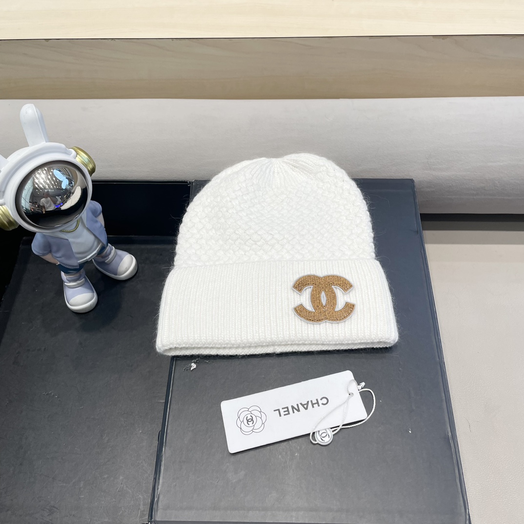 香奈儿Chanel👒经典原单针织毛线帽，采用精选羊毛面料，超高羊毛+兔毛成份，‼️手感超柔软，弹性极佳，高档又减龄、超保
