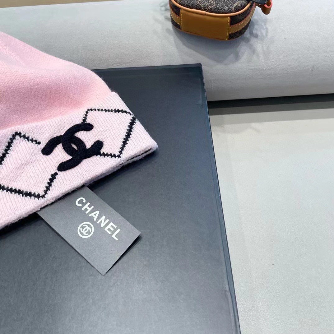 Chanel香奈儿针织毛线帽