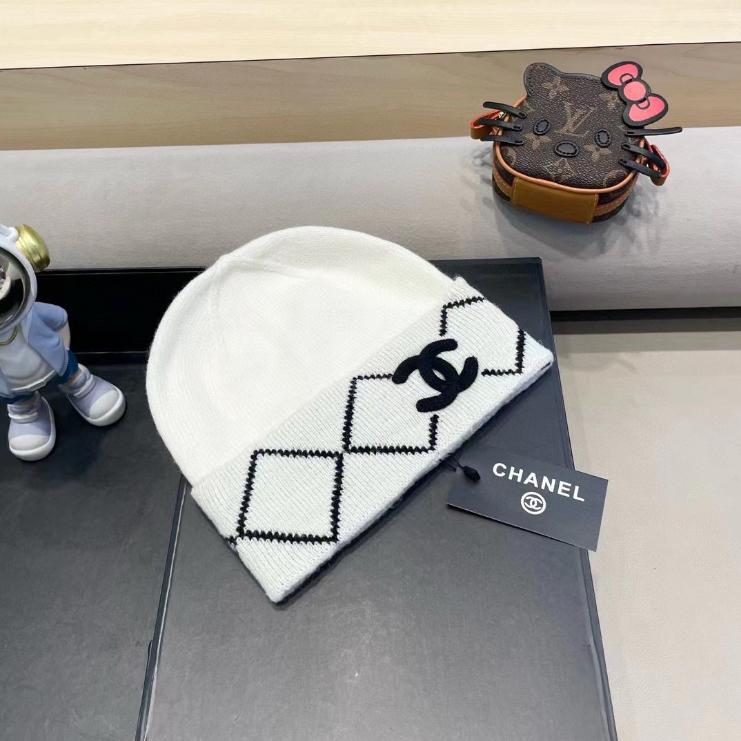 Chanel香奈儿针织毛线帽