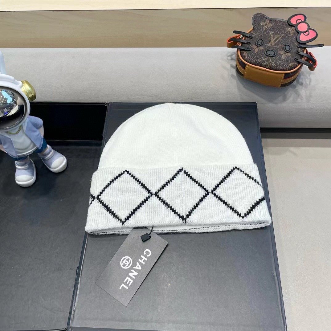 Chanel香奈儿针织毛线帽