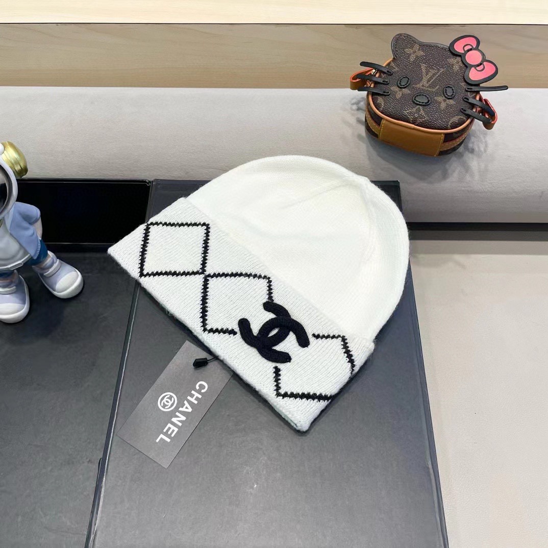 Chanel香奈儿针织毛线帽