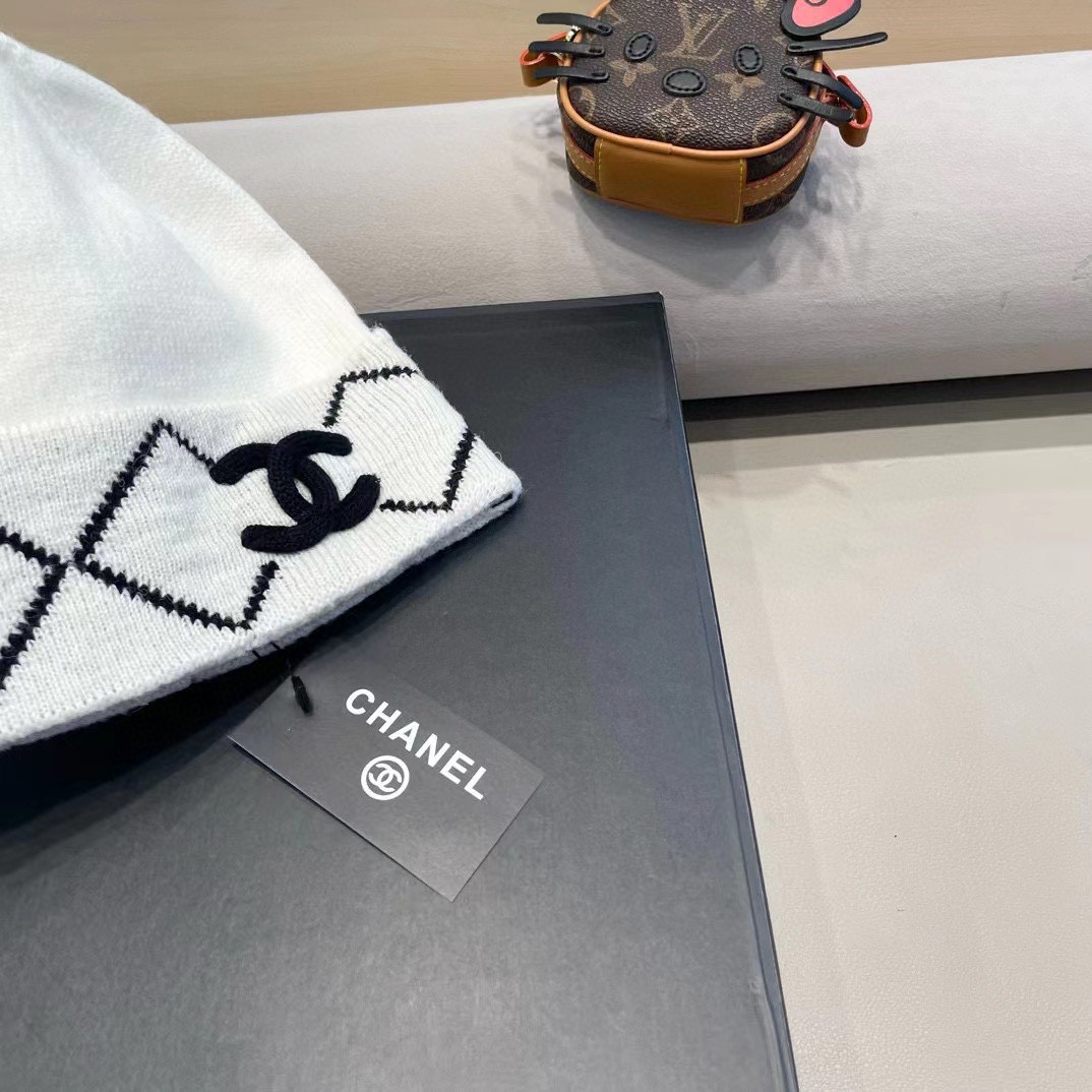 Chanel香奈儿针织毛线帽