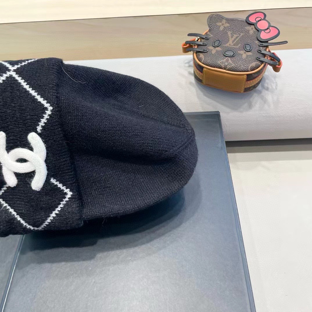 Chanel香奈儿针织毛线帽