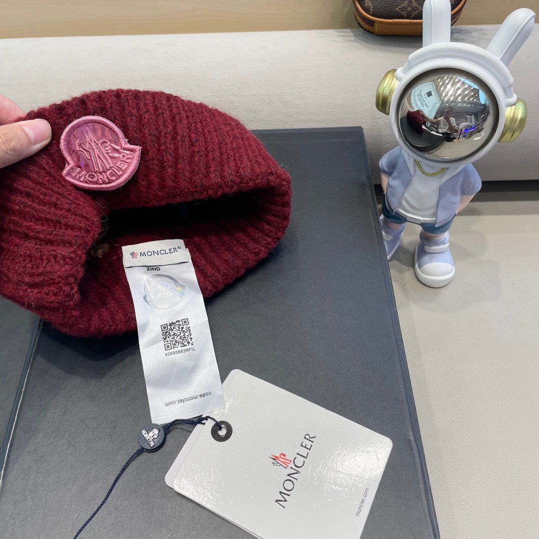 蒙口白毛线帽女冬防寒保暖加厚新款麻花针织套头帽