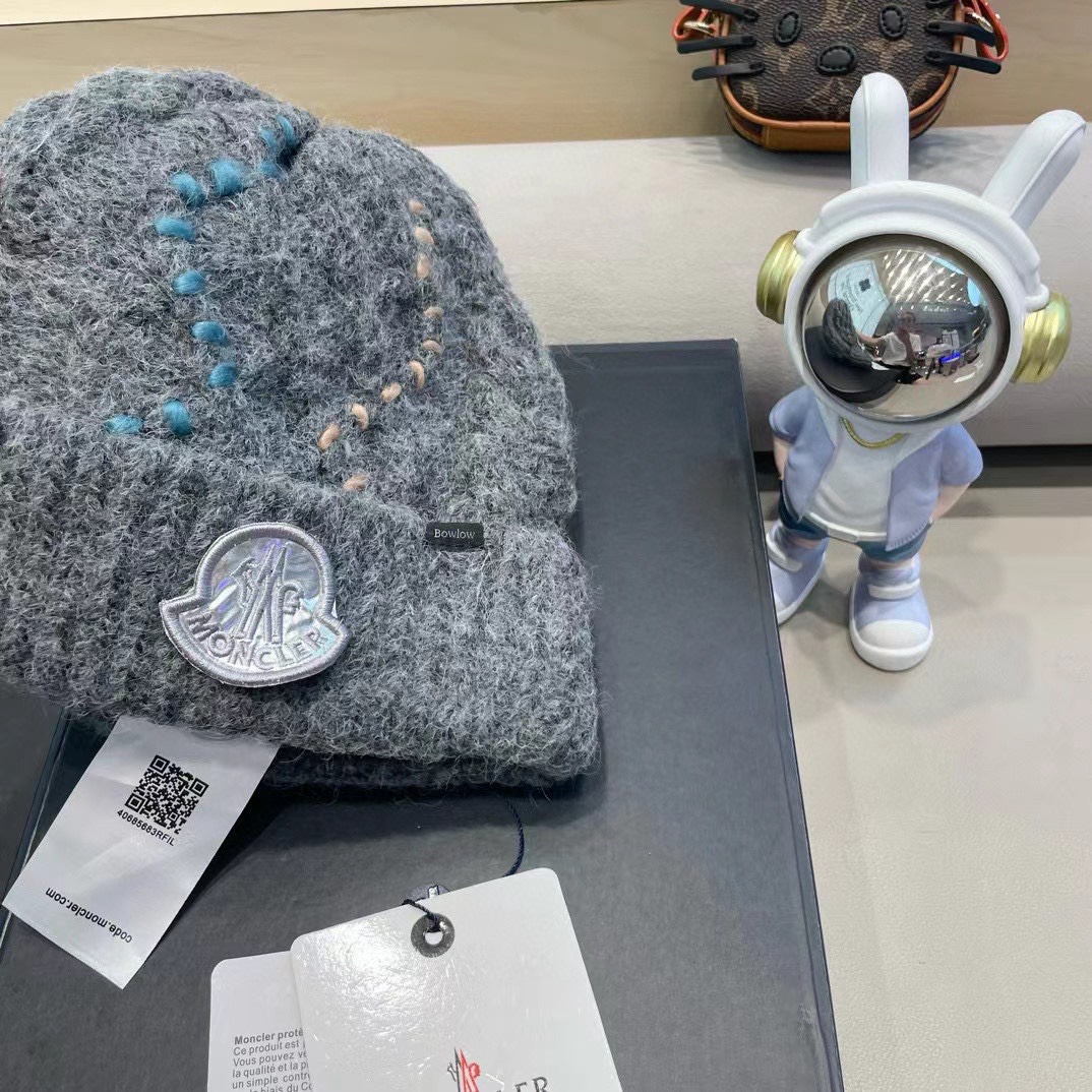 蒙口白毛线帽女冬防寒保暖加厚新款麻花针织套头帽