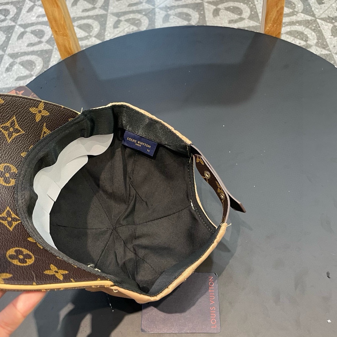   新款出货LV(路易威登)新款原单棒球帽专柜11开模订制，精细刺绣！质量超赞，基础头围56，贴片可调节