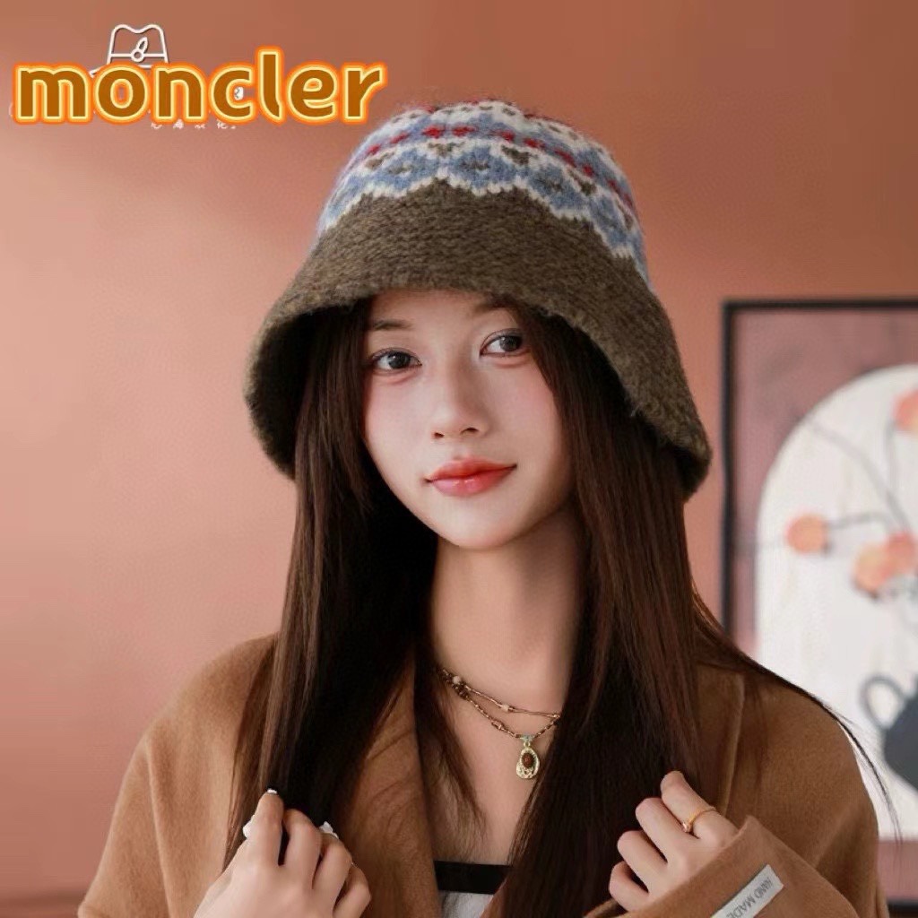 NO:366330,Moncler Fair Island Style Wool Knitted Fisherman Hat Women Autumn and Winter Korean Style Face Small Warm Big Head Wool Hat Fisherman Hat Baseball Hat Knitted Hats, Hats, Espadrilles, Hatsmoncler费尔岛风含羊毛针织渔夫帽女秋冬季韩版显脸小保暖大头围毛线帽子帽子渔夫帽棒球帽针织帽,帽子,espadrilles,hats,hat