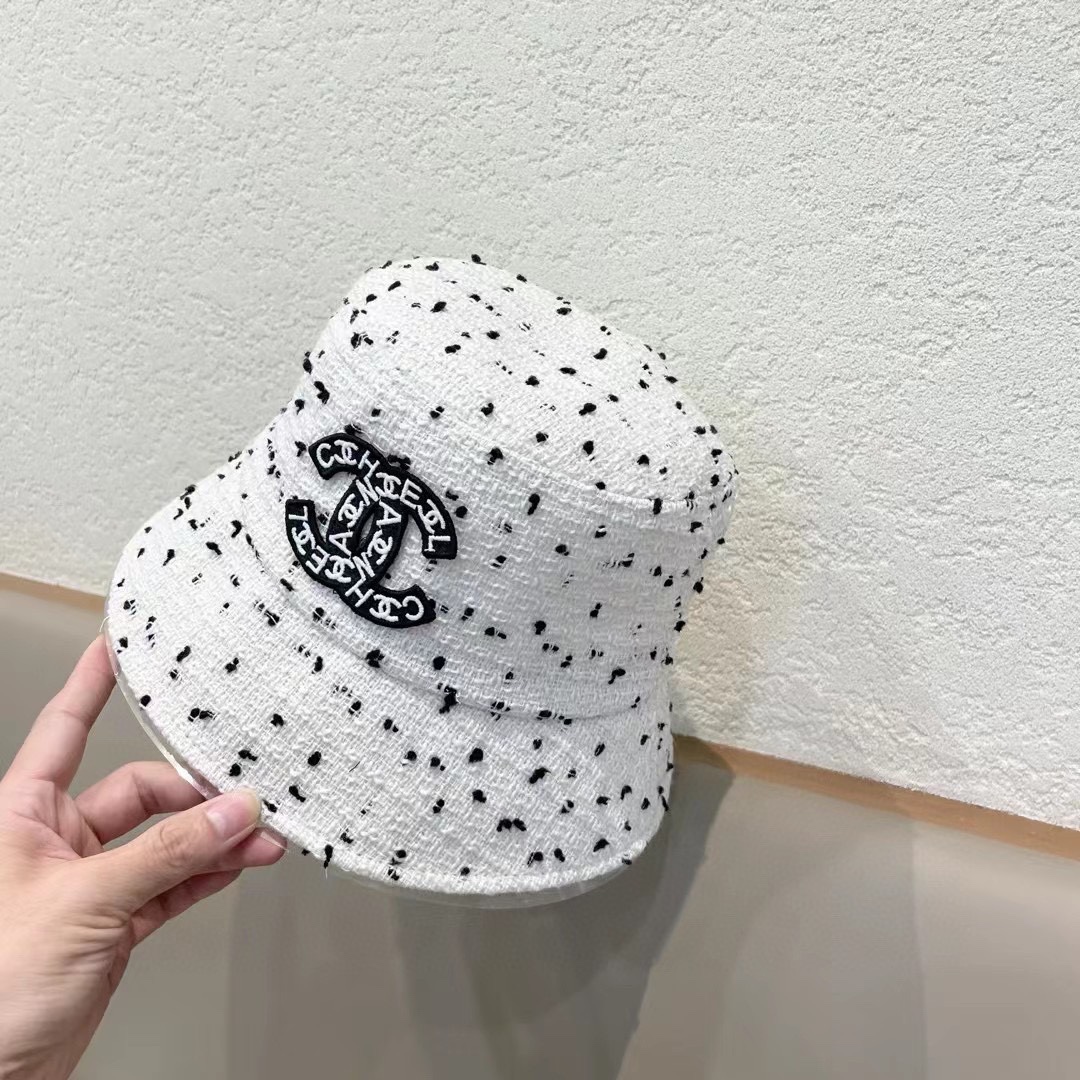 Chanen香奈儿帽子女网红款复古英伦格纹渔夫帽女秋冬韩版凹造盆帽