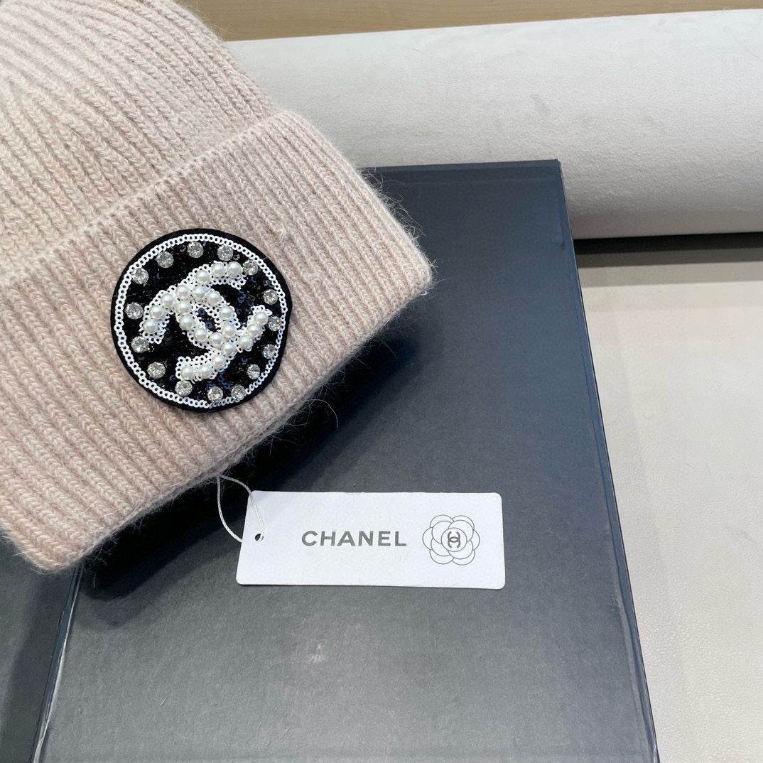 Chanel香奈儿针织毛线帽