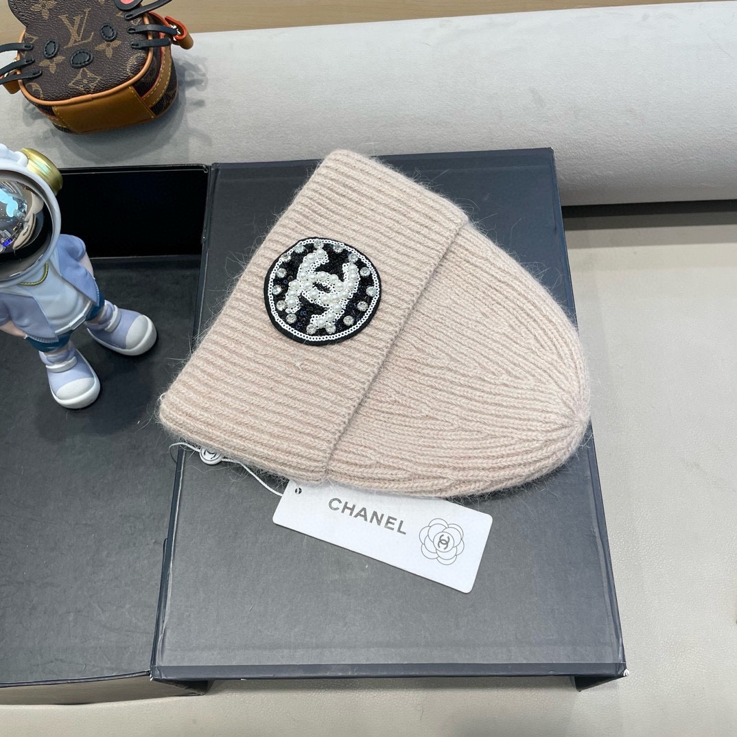 Chanel香奈儿针织毛线帽