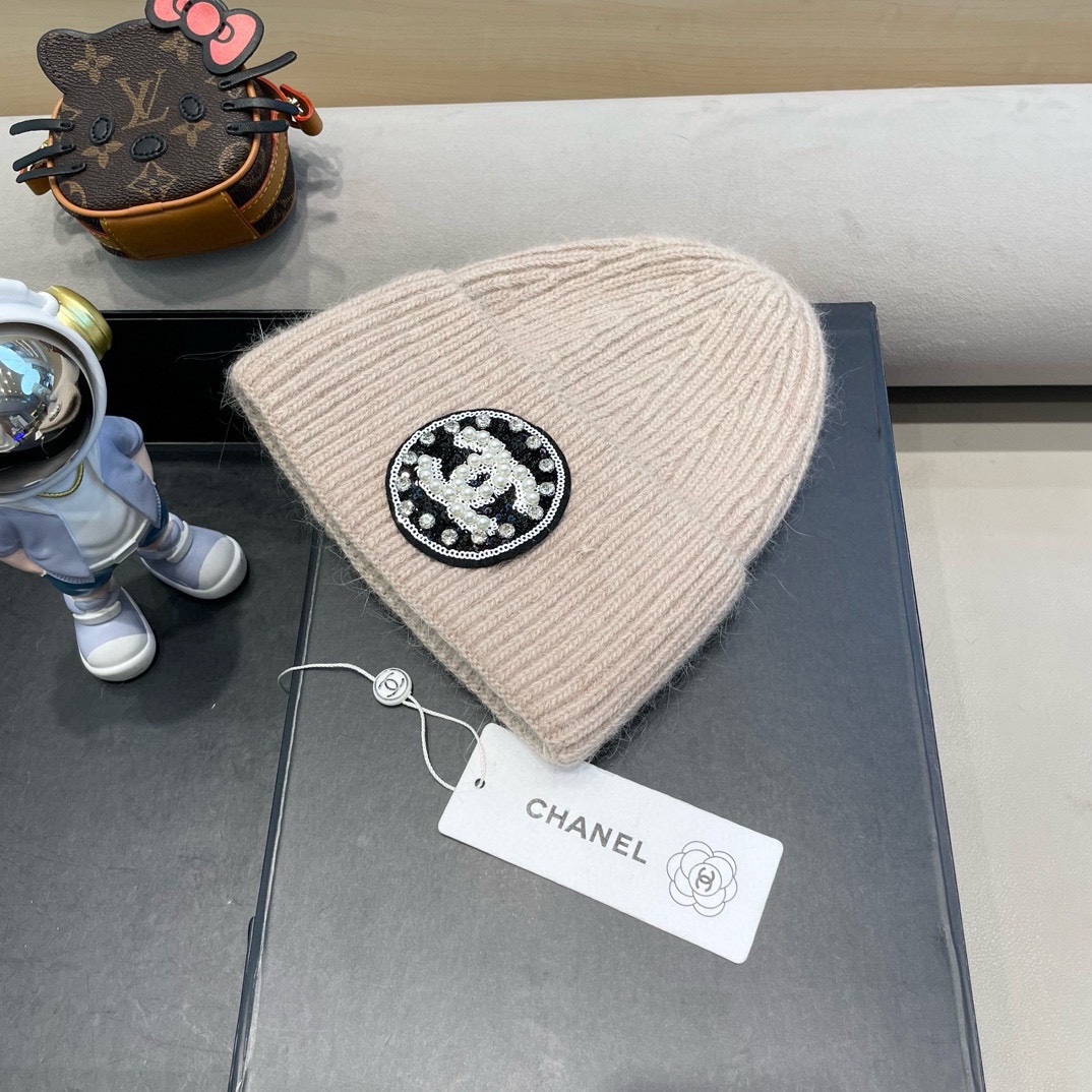Chanel香奈儿针织毛线帽