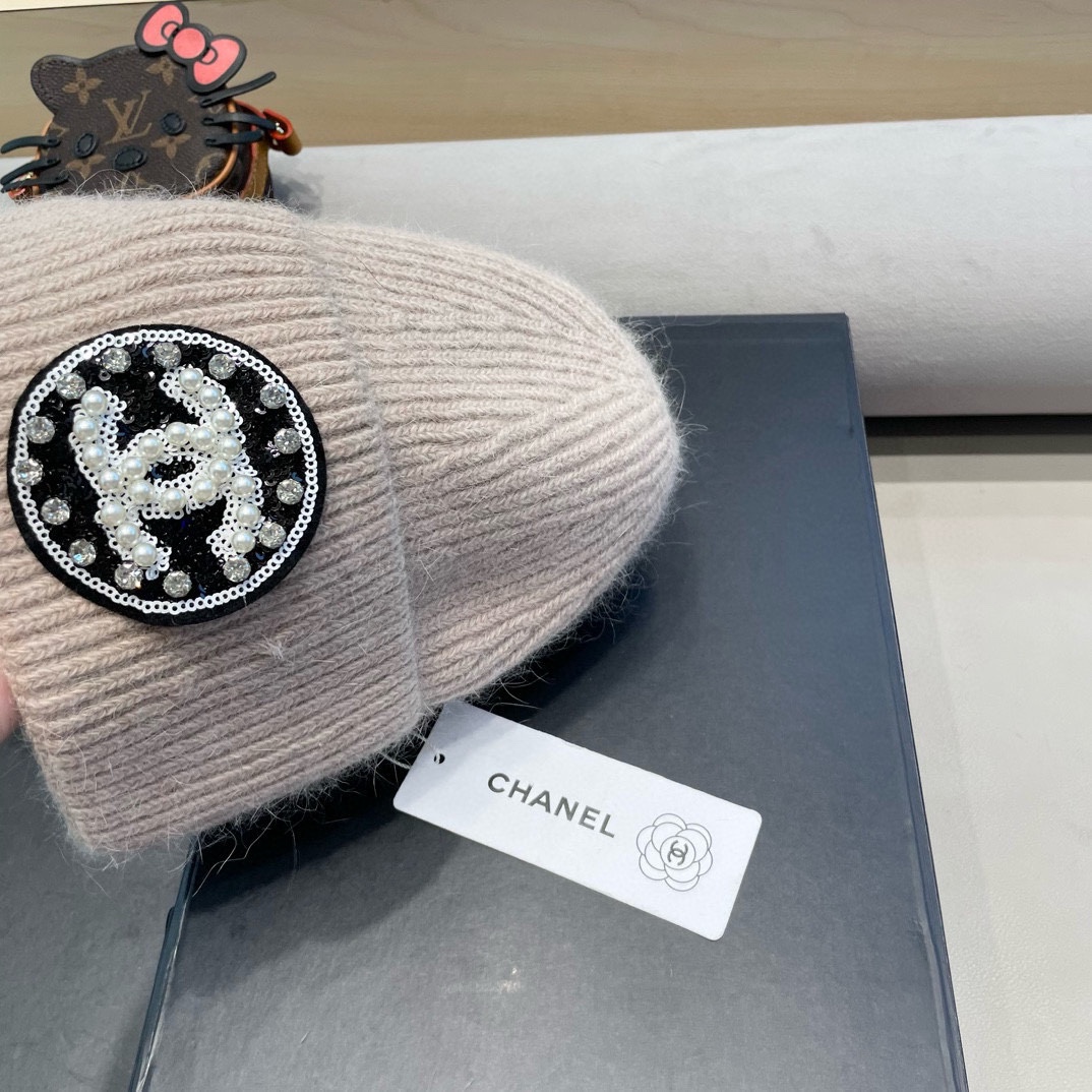 Chanel香奈儿针织毛线帽