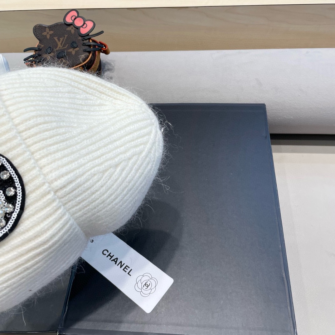 Chanel香奈儿针织毛线帽