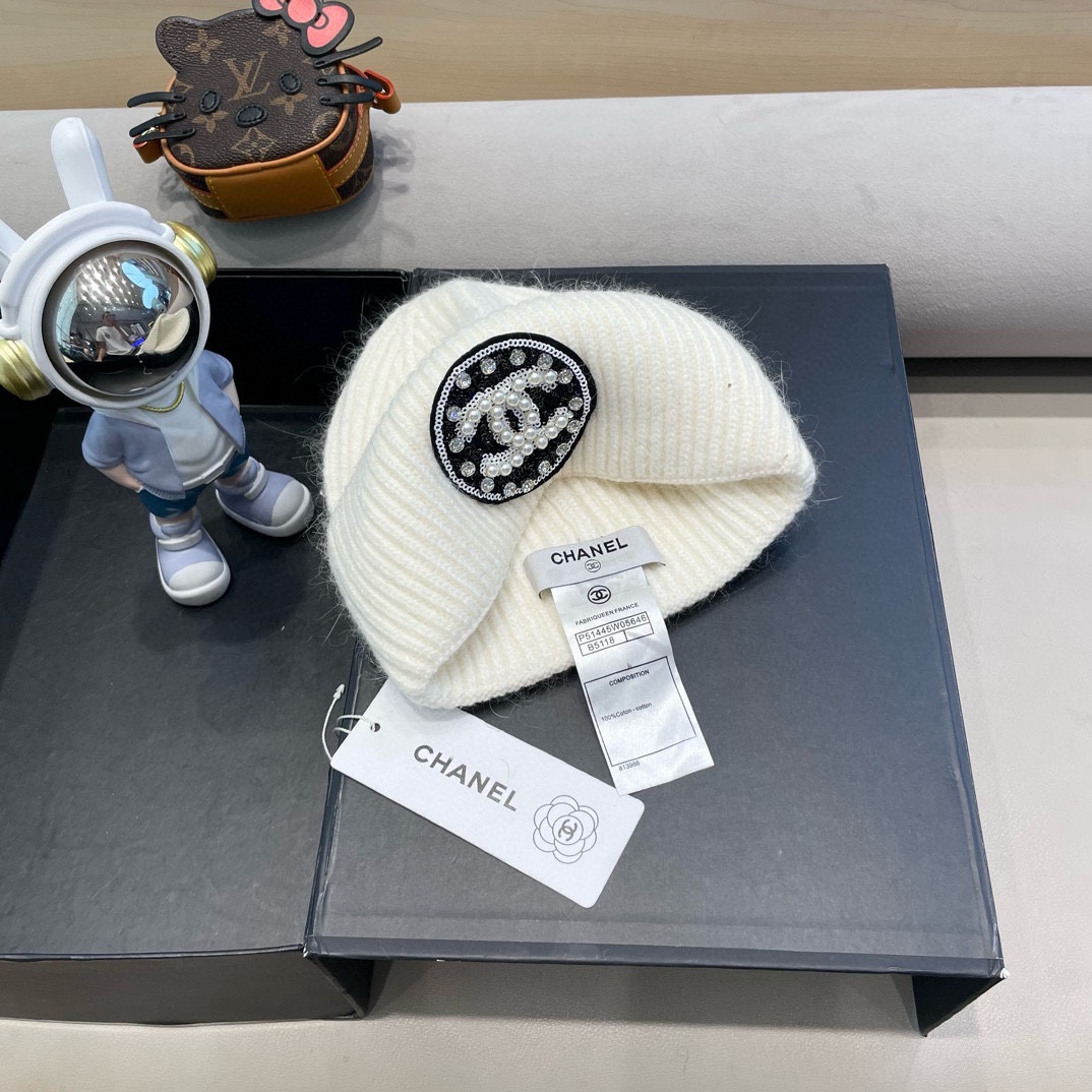 Chanel香奈儿针织毛线帽