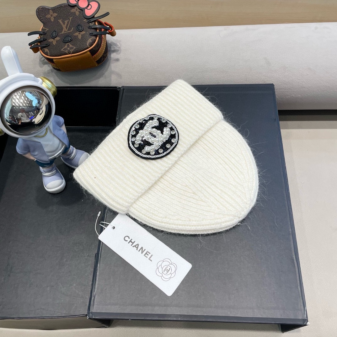 Chanel香奈儿针织毛线帽