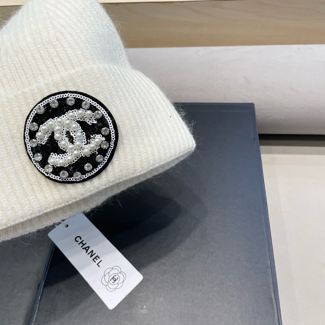 Chanel香奈儿针织毛线帽