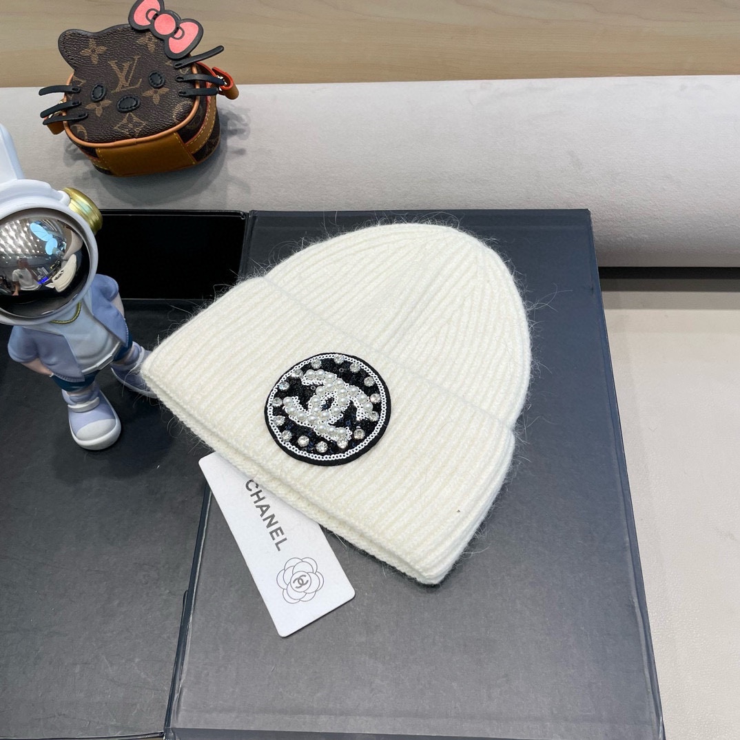 Chanel香奈儿针织毛线帽