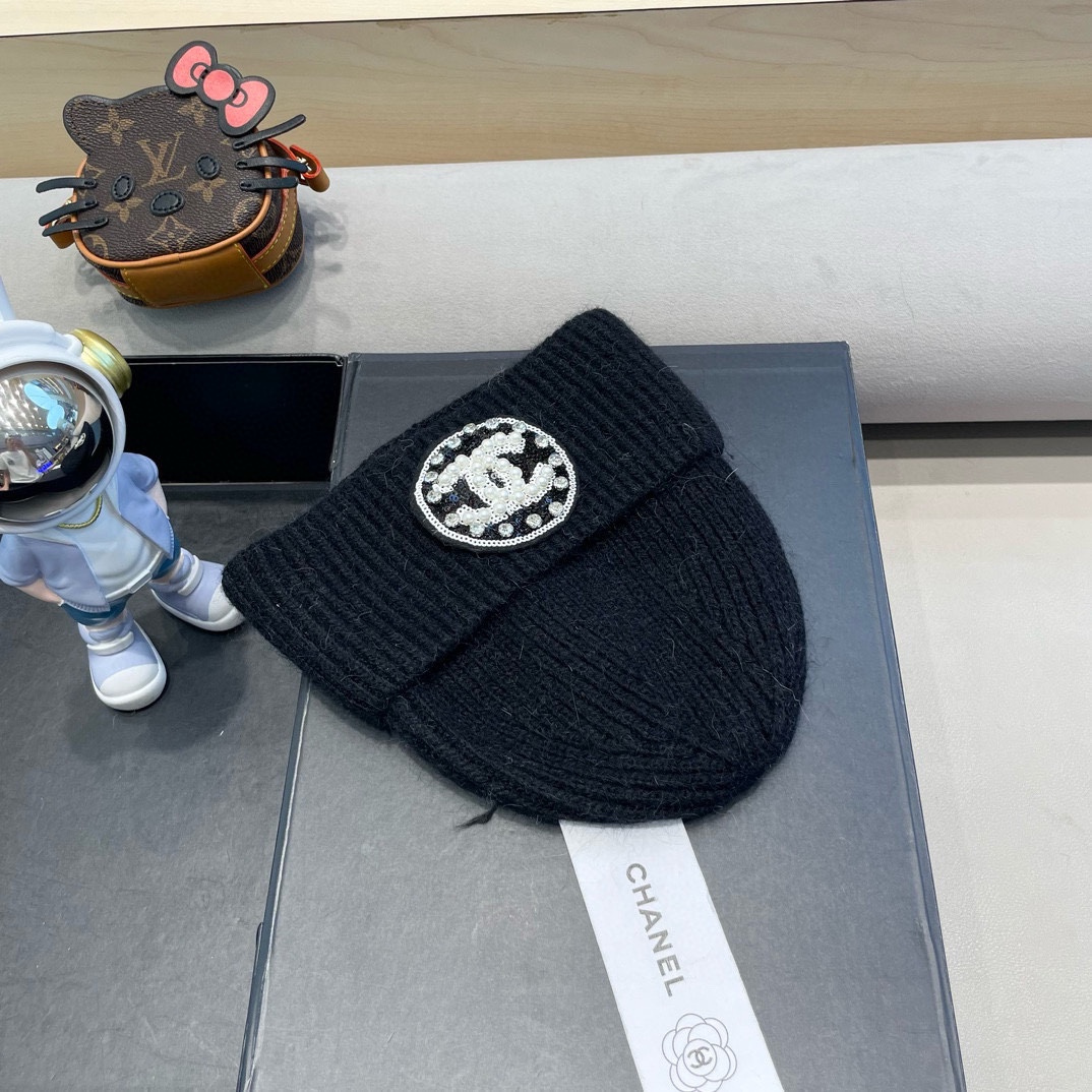 Chanel香奈儿针织毛线帽