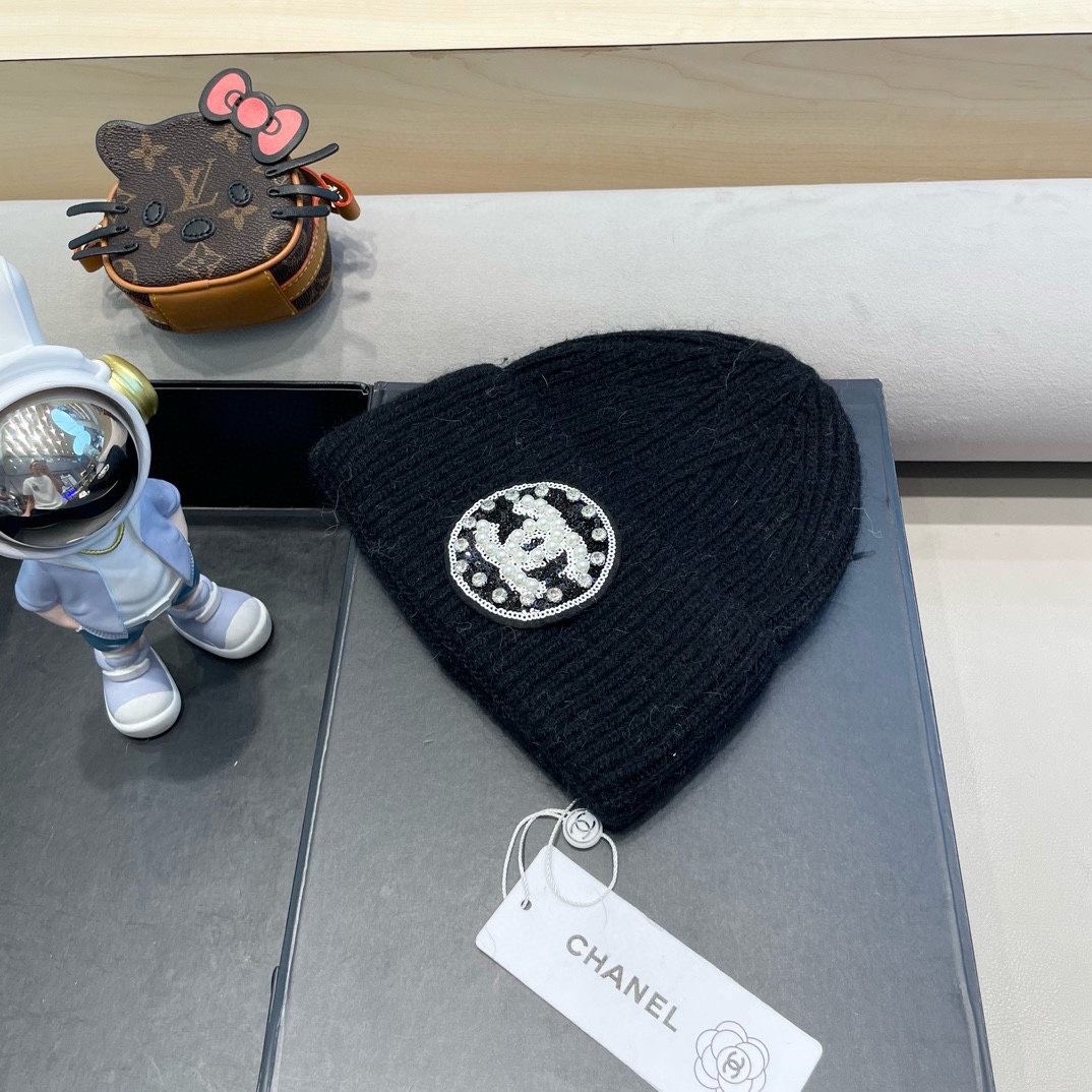 Chanel香奈儿针织毛线帽
