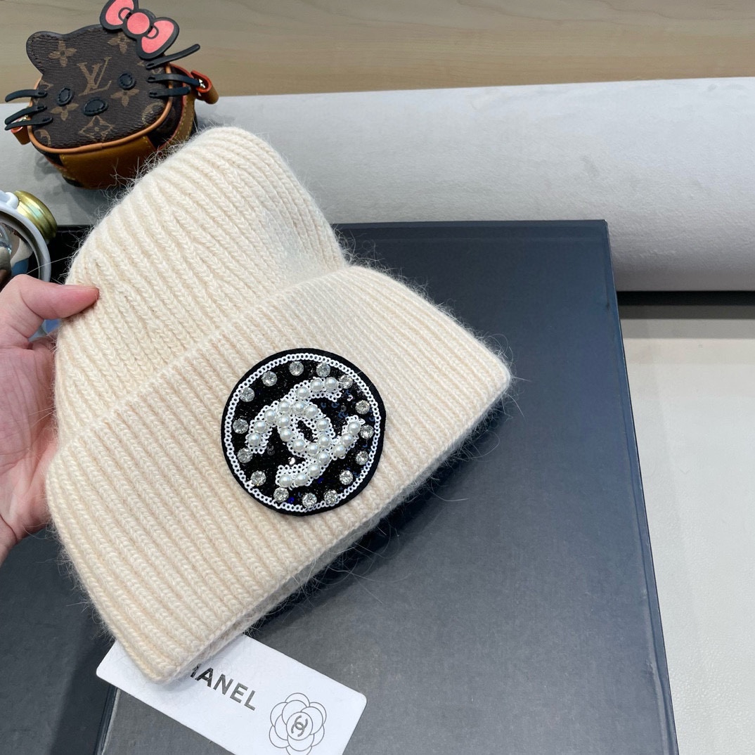 Chanel香奈儿针织毛线帽