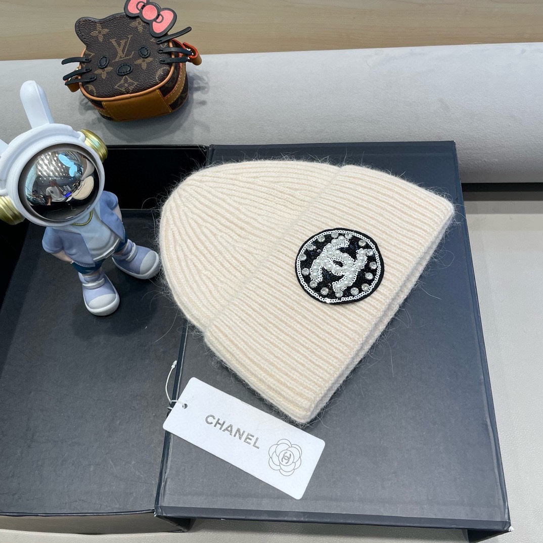 Chanel香奈儿针织毛线帽