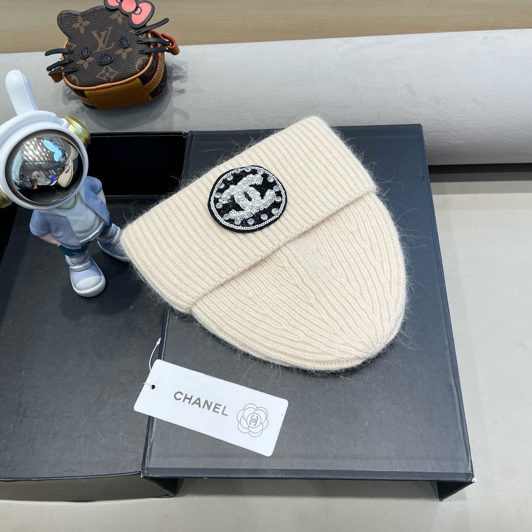 Chanel香奈儿针织毛线帽